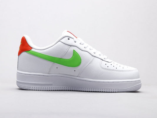 EI -AF1 White powder green low top