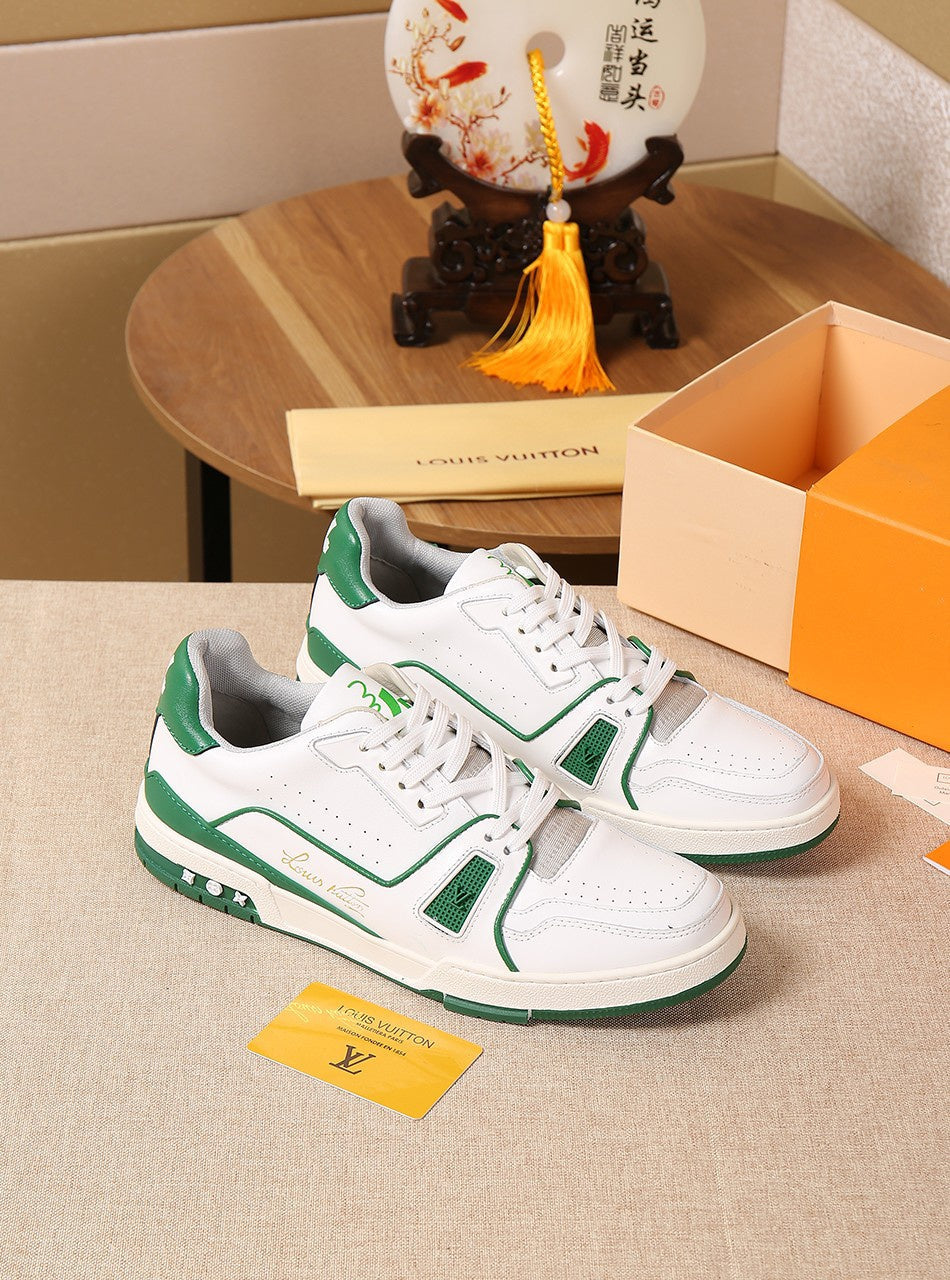 EI -LUV Traners Vert Green Sneaker