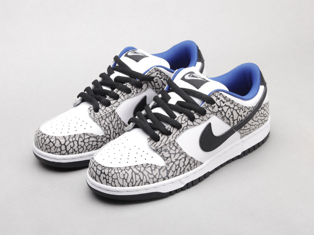 EI -"NKE Dunk SB Low Sup White Cement"