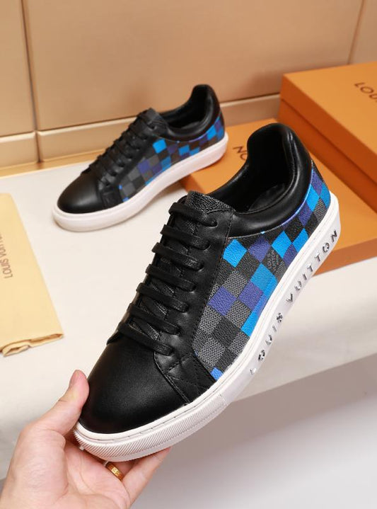 EI -LUV Black and Blue Sneaker