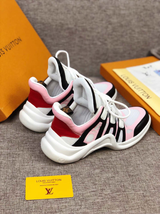 EI -LUV Archlight Pink Black Sneaker