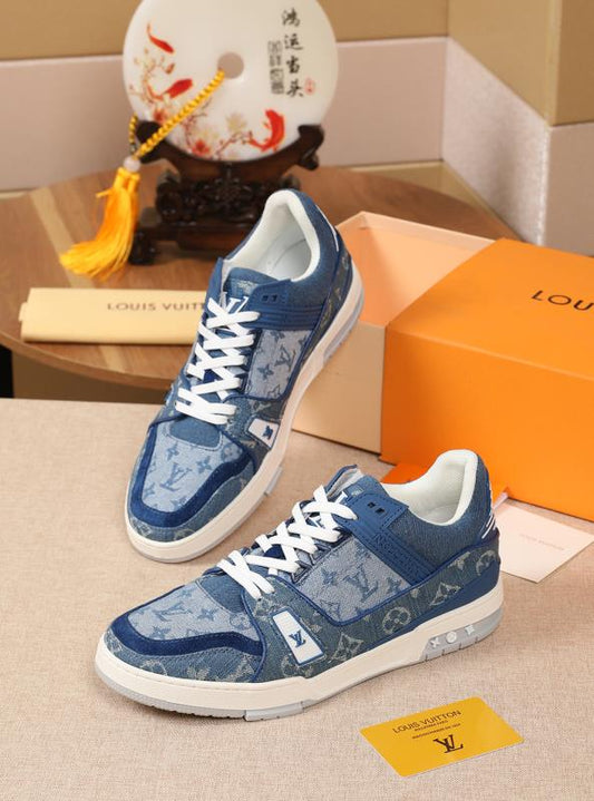 EI -LUV SurfaCE In CEnogram Blue Sneaker