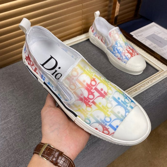 EI -DIR B23 Slip MultiColor And White LOW-TOP SNEAKER