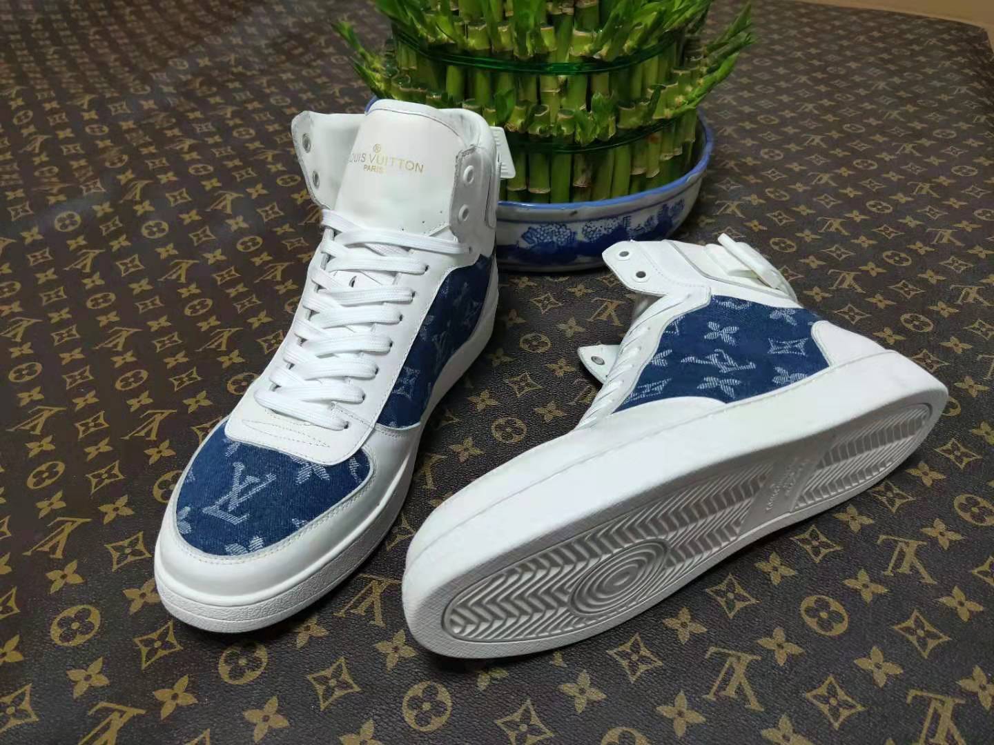 EI -Luv Rivoli White Blue Sneaker