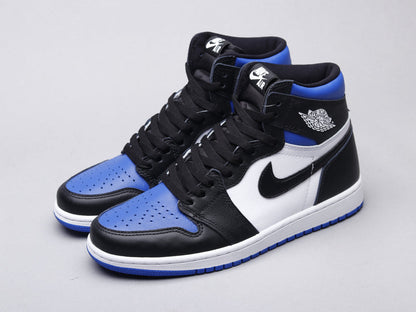 EI -AJ1 black and blue toe