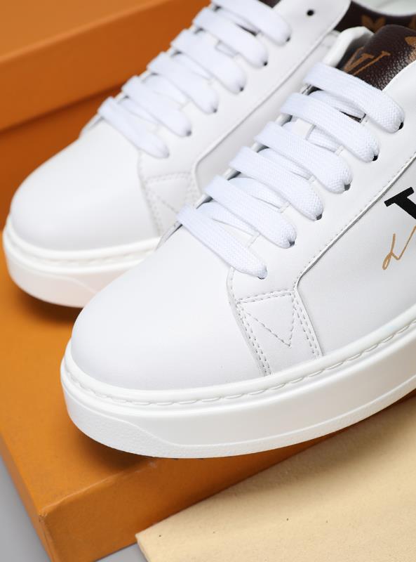 EI -LUV White Brown Sneaker