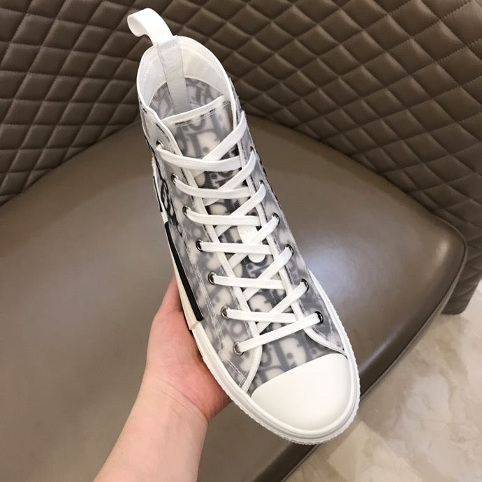 EI -DIR B23 Black and White HIGH-TOP SNEAKER