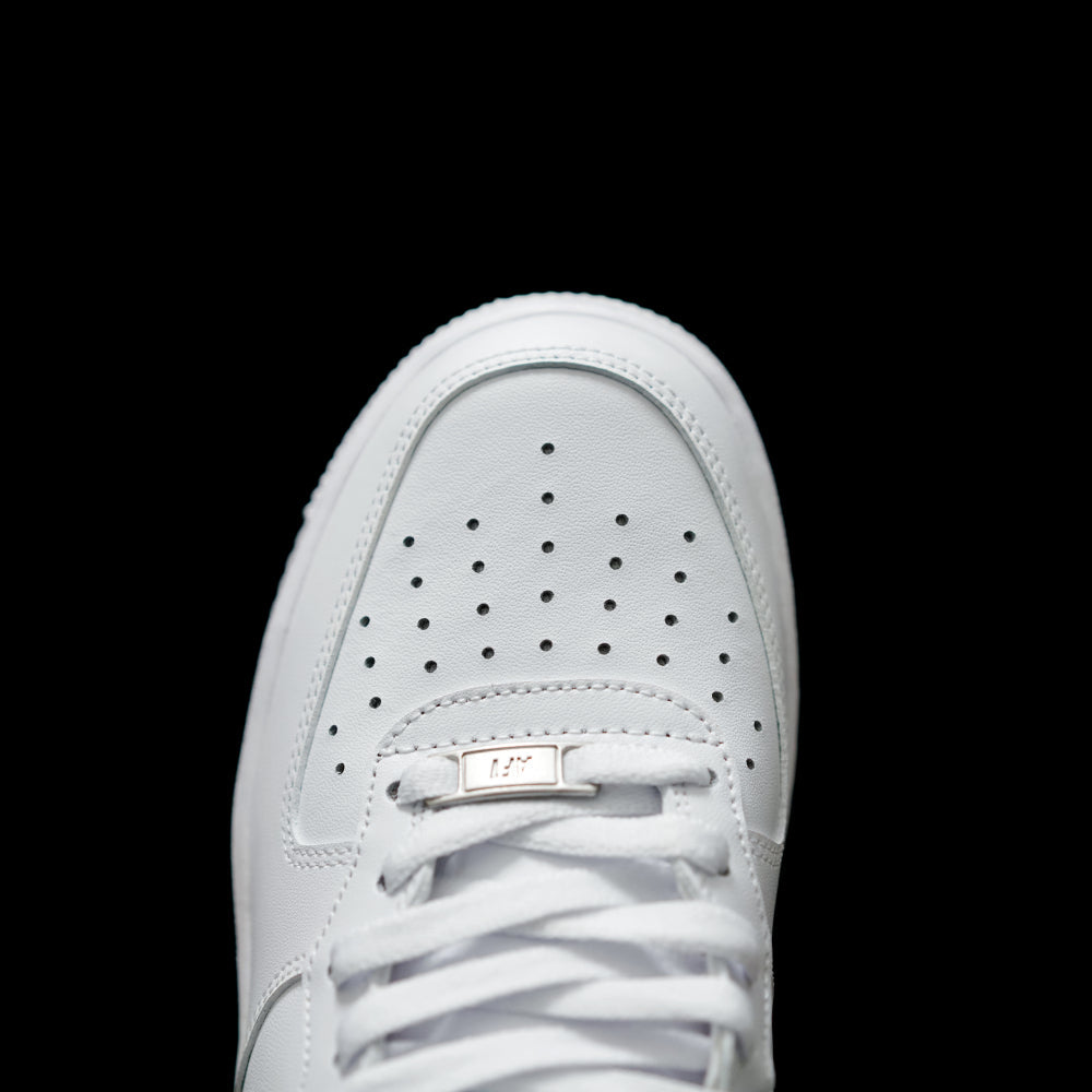 EI -AF1 pure white mid-top