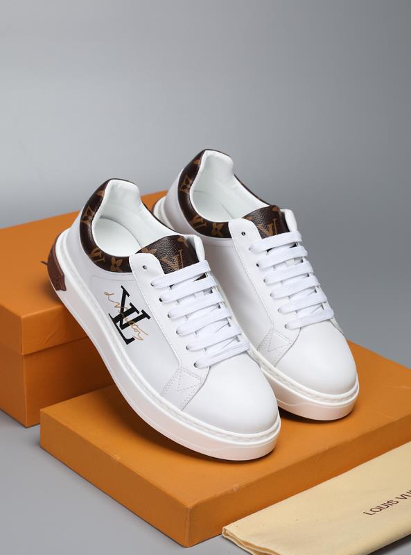 EI -LUV White Brown Sneaker