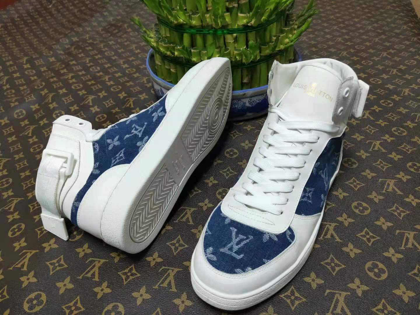 EI -Luv Rivoli White Blue Sneaker