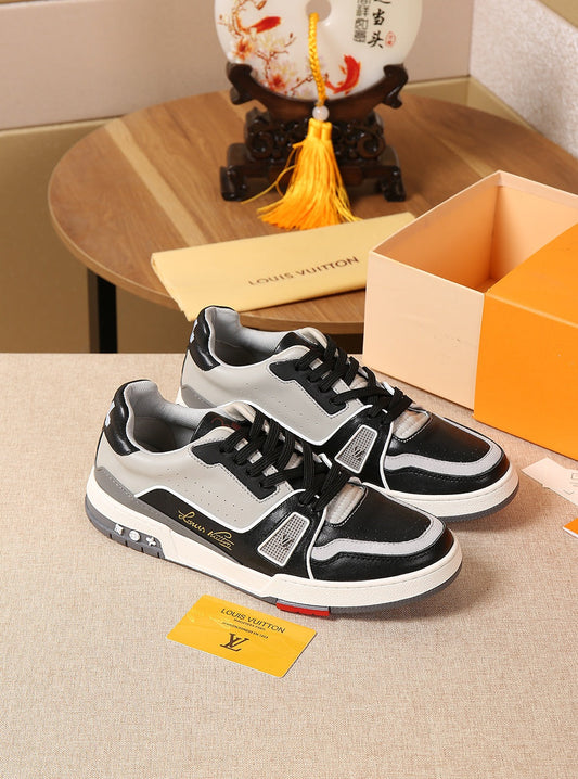 EI -LUV SurfaCE In CEnogram Black Gray Sneaker