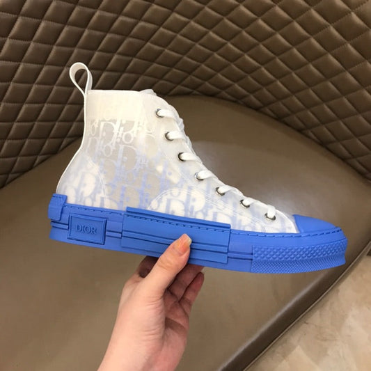 EI -DIR B23 Oblique Gradient Blue  HIGH-TOP SNEAKER