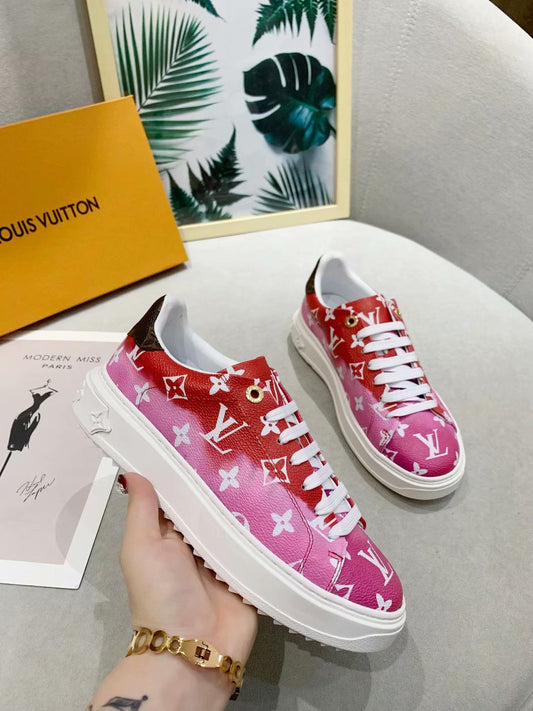 EI -LUV Casual Low Pink Sneaker