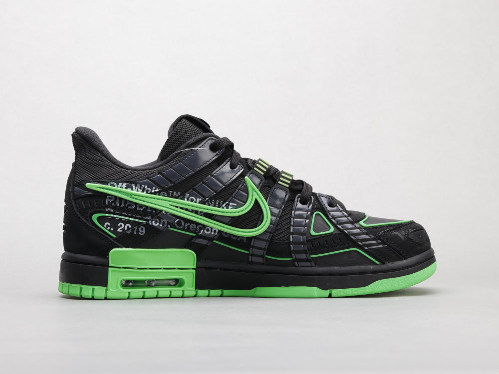 EI -OW x Rubber Dunk Black & Green