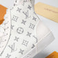 EI -LUV High CEnogram White Boot Sneaker