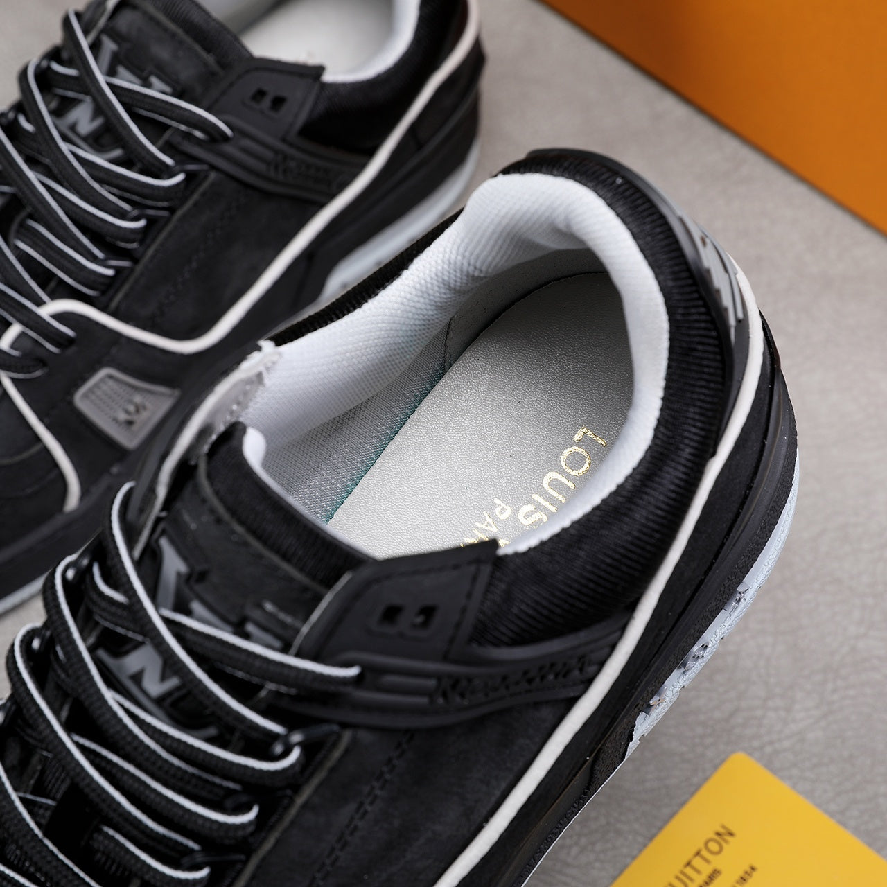 EI -LUV SurfaCE In CEnogram Black Sneaker