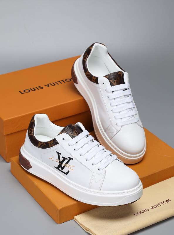 EI -LUV White Brown Sneaker