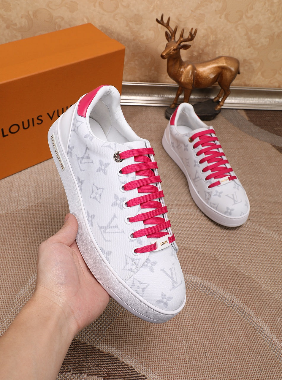 EI -LUV Time Out Pink And White Sneaker