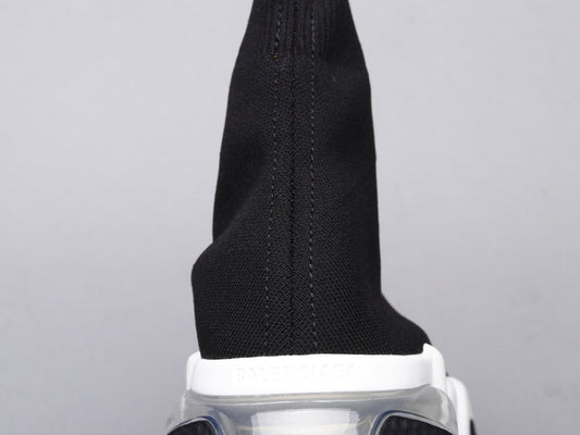 EI -Bla Socks Shoes Black and White Sneaker