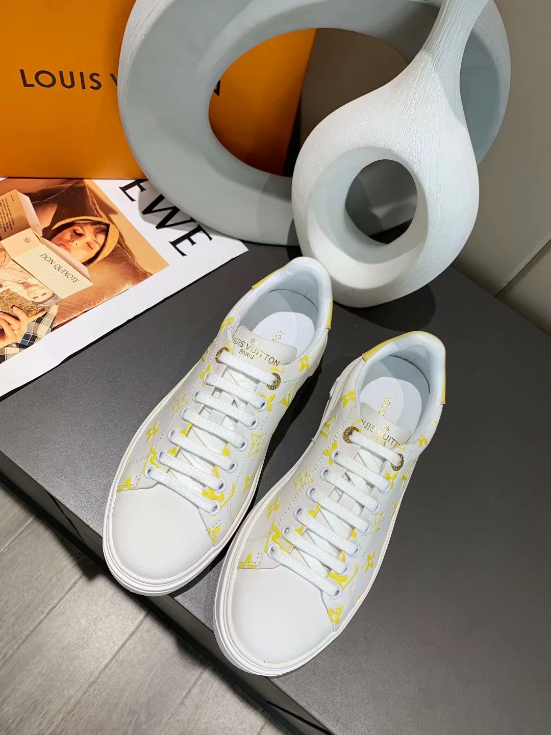 EI -LUV Time Out Yellow Sneaker