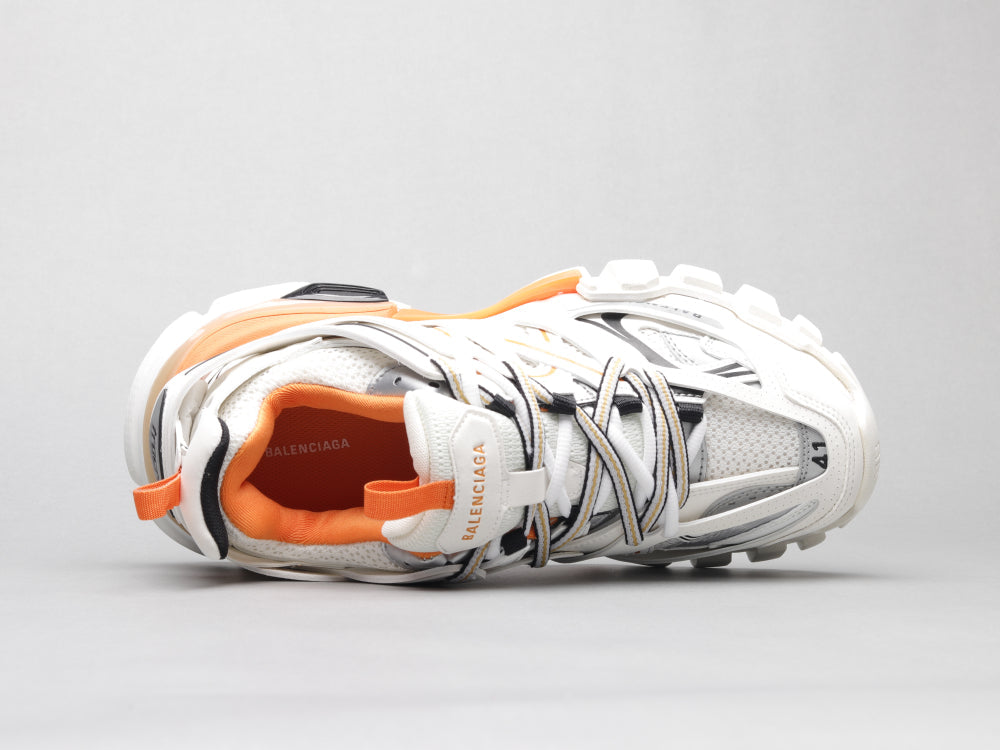 EI -Bla Track Orange White Sneaker