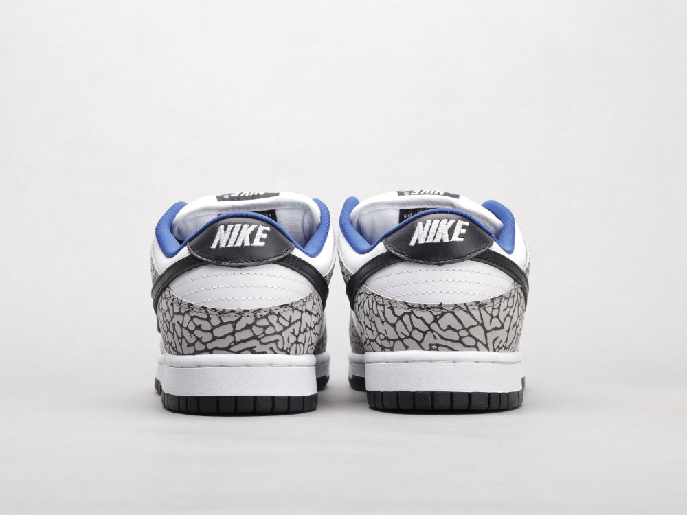 EI -"NKE Dunk SB Low Sup White Cement"