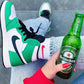 EI -AJ1 Little HNK White Green