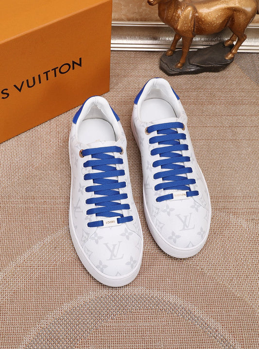 EI -LUV Time Out Blue And White Sneaker