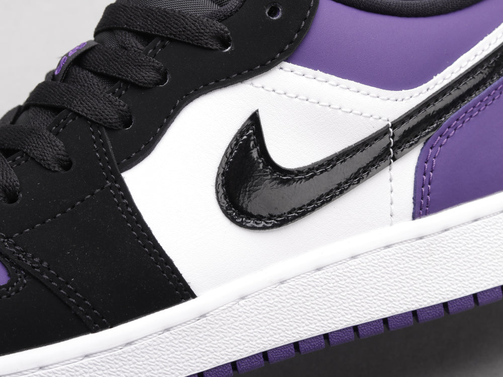 EI -AJ1 Black and purple toes