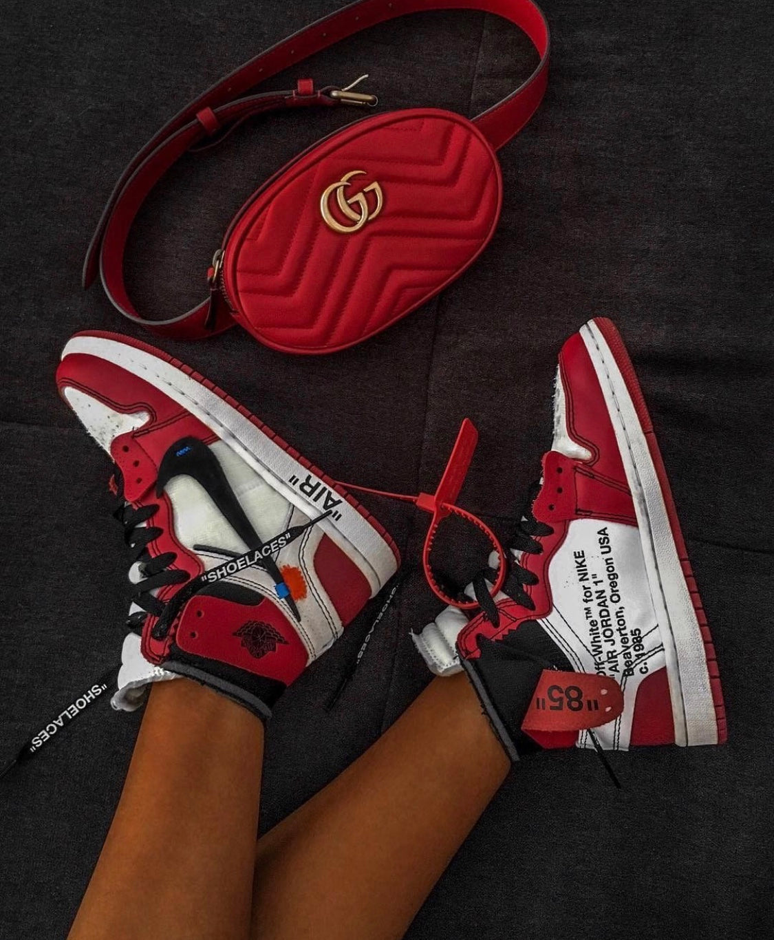 EI -AJ1 White Red