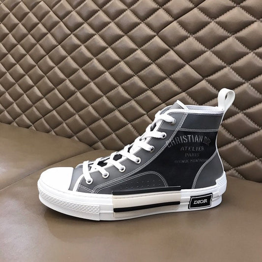 EI -DIR B23 Black and White HIGH-TOP SNEAKER