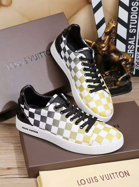 EI -LUV Black And Yellow Sneaker