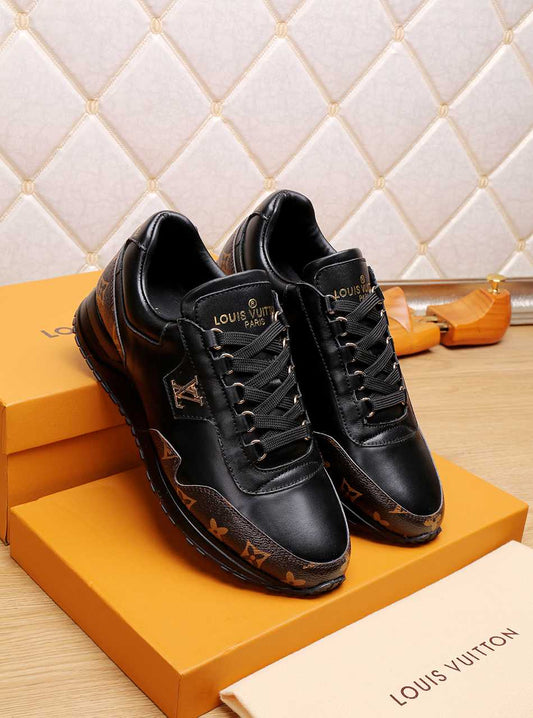 EI -LUV Beverly Hills Hours Black Brown Sneaker