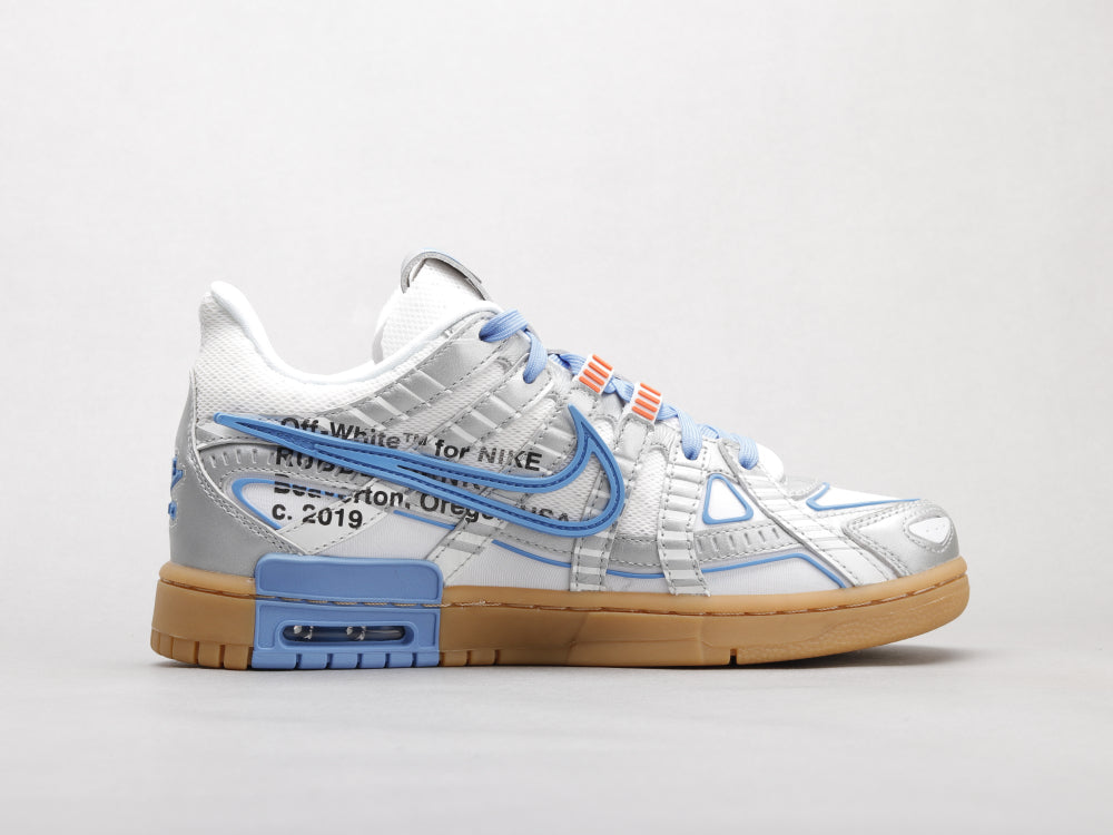 EI -OW x Rubber Dunk North Carolina Blue