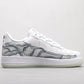 EI -AF1 Skeleton Halloween White