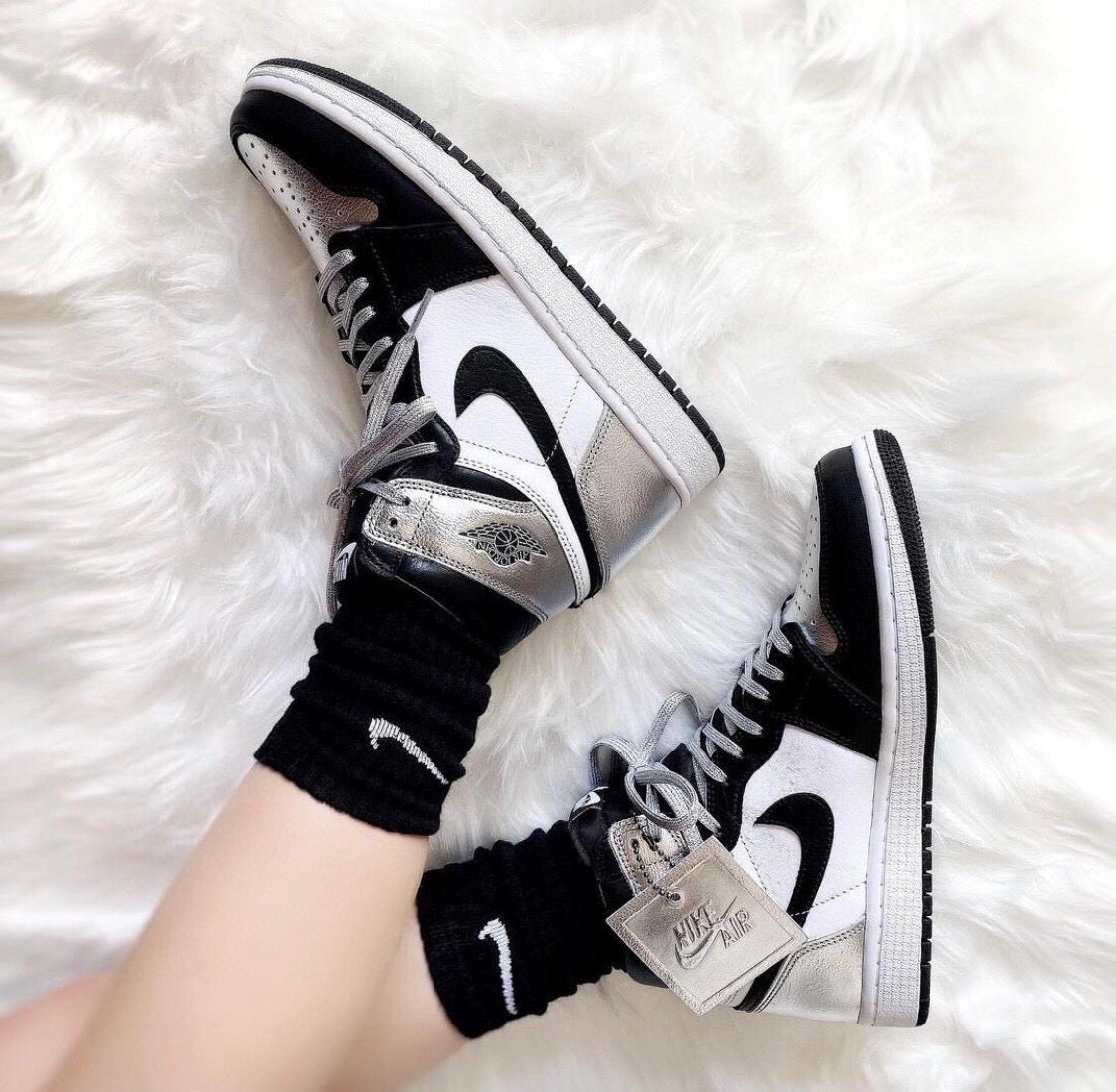 EI -AJ1 High Black Silver