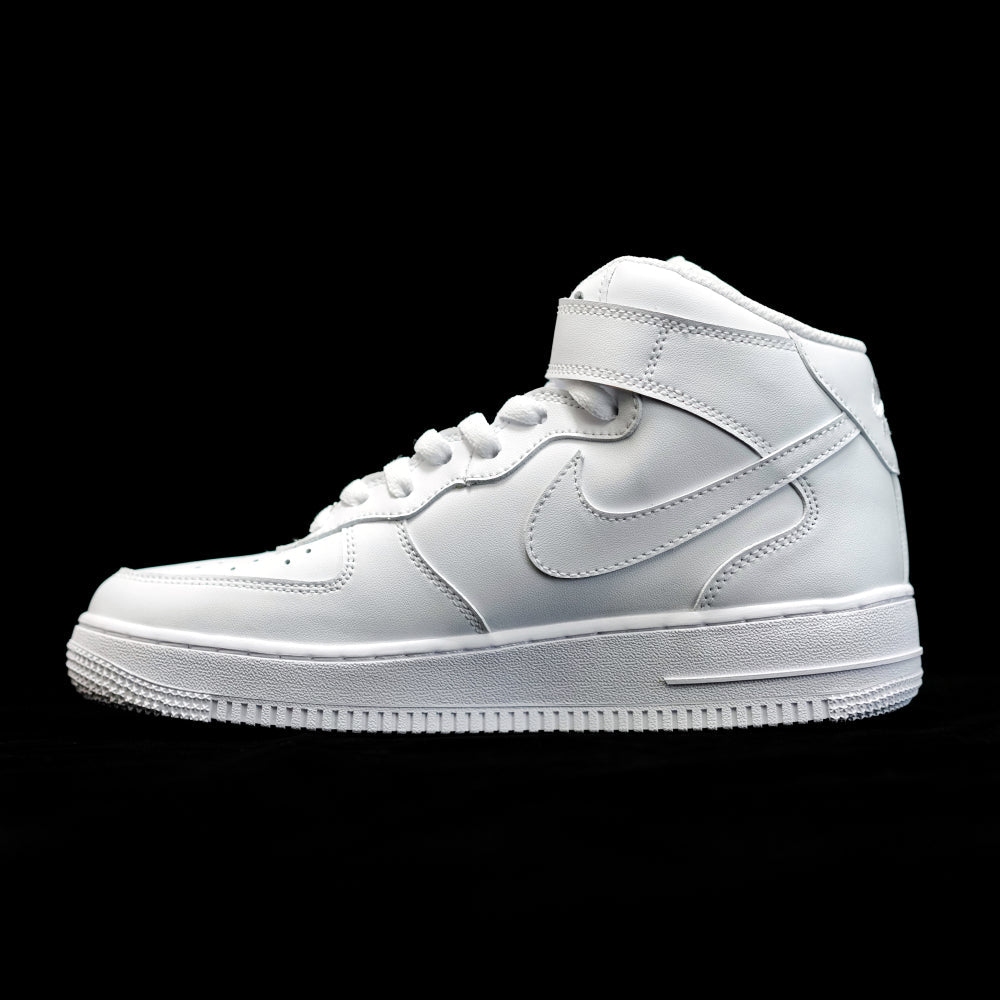 EI -AF1 pure white mid-top