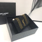 YSSL Kate Small Chain Bag In Grain De Poudre Black For Women 7.8in/20cm YSL