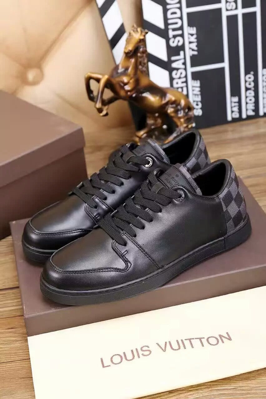 EI -LUV CEnogram Line Up Black Sneaker