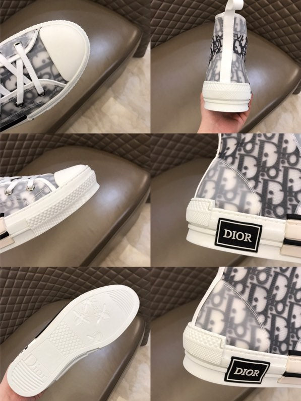 EI -DIR B23 Black and White HIGH-TOP SNEAKER