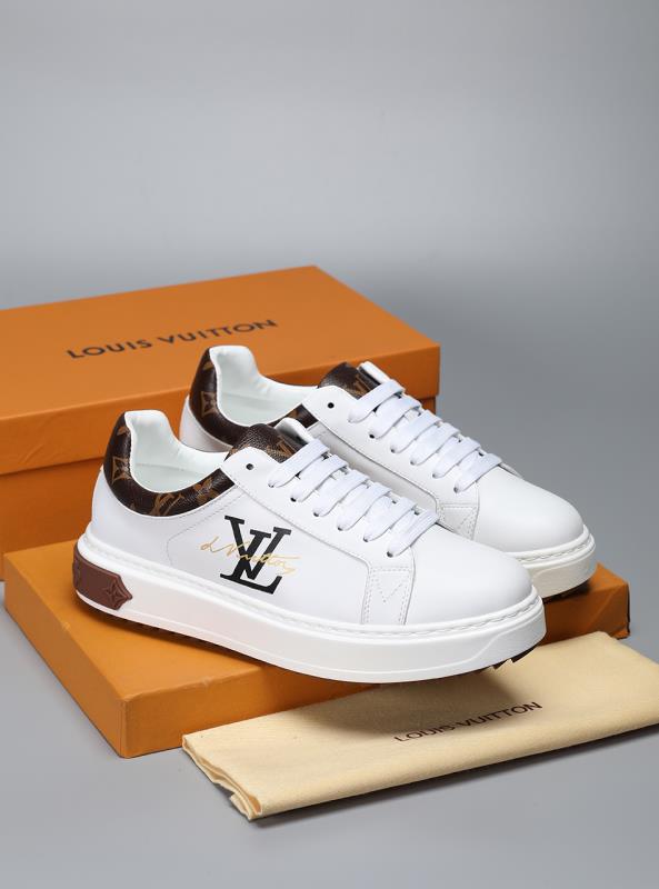 EI -LUV White Brown Sneaker