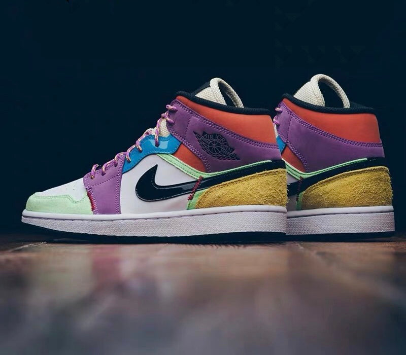 EI -AJ1 rainbow stitching