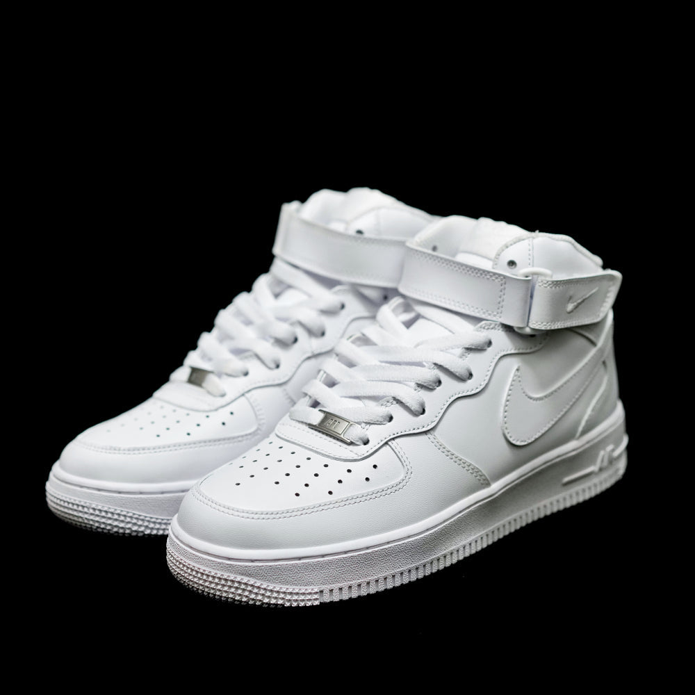 EI -AF1 pure white mid-top