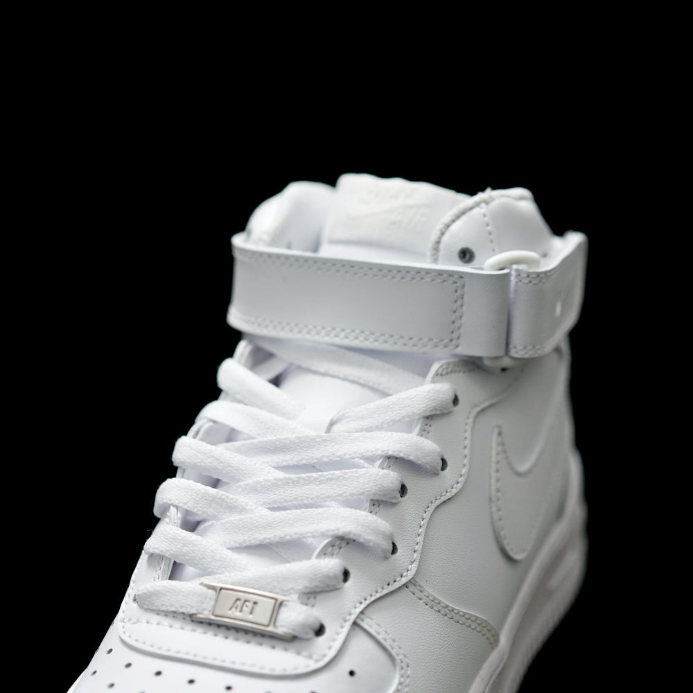 EI -AF1 pure white mid-top