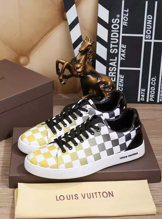 EI -LUV Black And Yellow Sneaker