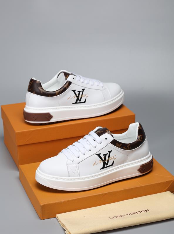 EI -LUV White Brown Sneaker