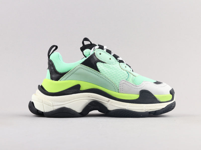 EI -Bla Triple S Yellow Green Sneaker