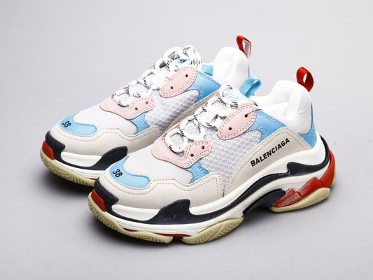 EI -Bla Triple S Gray Blue Sneaker