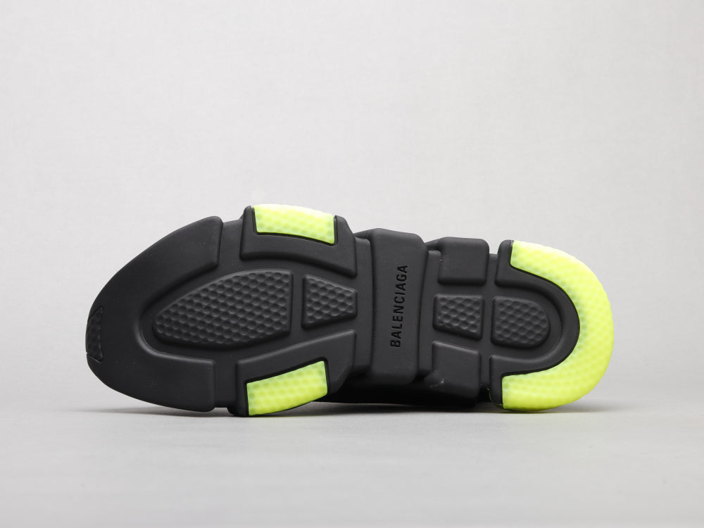 EI -Bla Socks Air Cushion Black Green Sneaker