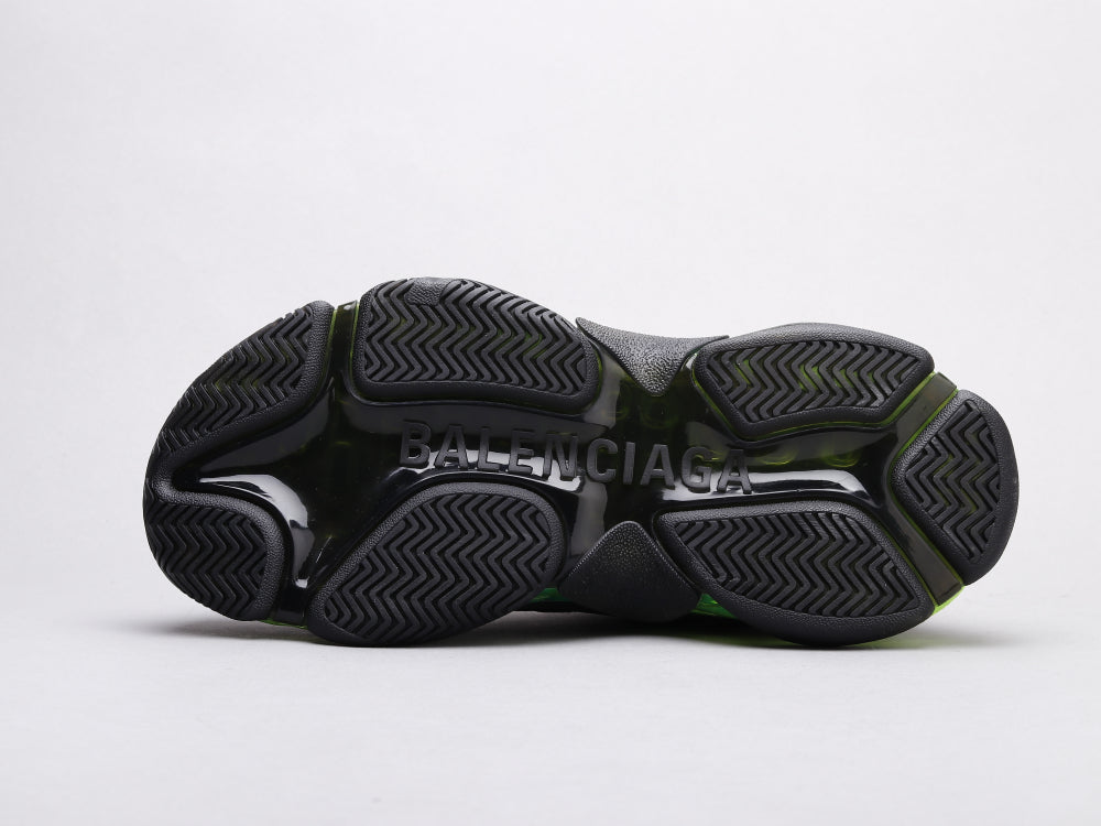 EI -Bla Triple S Black Green Sneaker